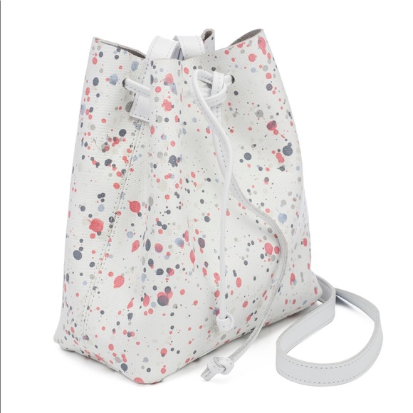💢SOLD💢The Colonia Bucket Bag - Rose Splatter - Picture 2 of 7