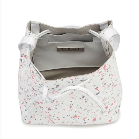 💢SOLD💢The Colonia Bucket Bag - Rose Splatter - Picture 4 of 7