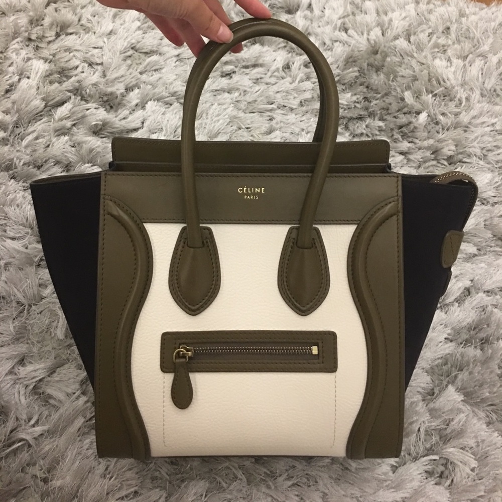 Céline micro luggage tricolor bag 💯% authentic