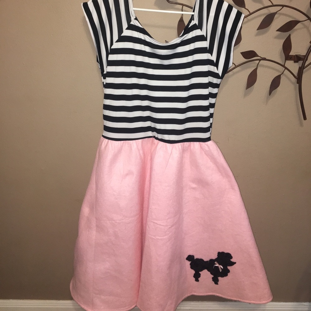 Halloween costume poodle skirt one dress