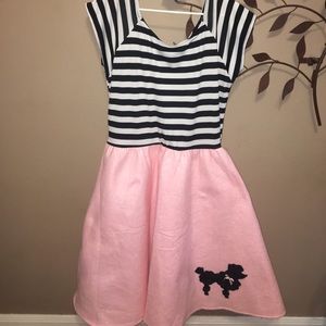 Halloween costume poodle skirt one dress