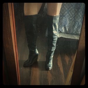 Lucky Brand thigh high over the knee boots 7.5