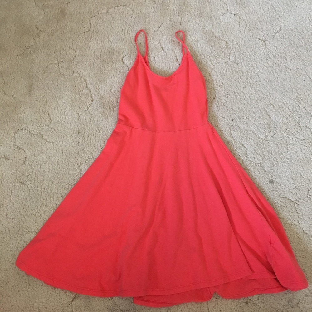 Summery red dress