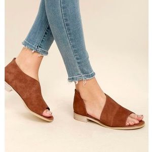 Mi Im Shania D'orsay peep toe flats