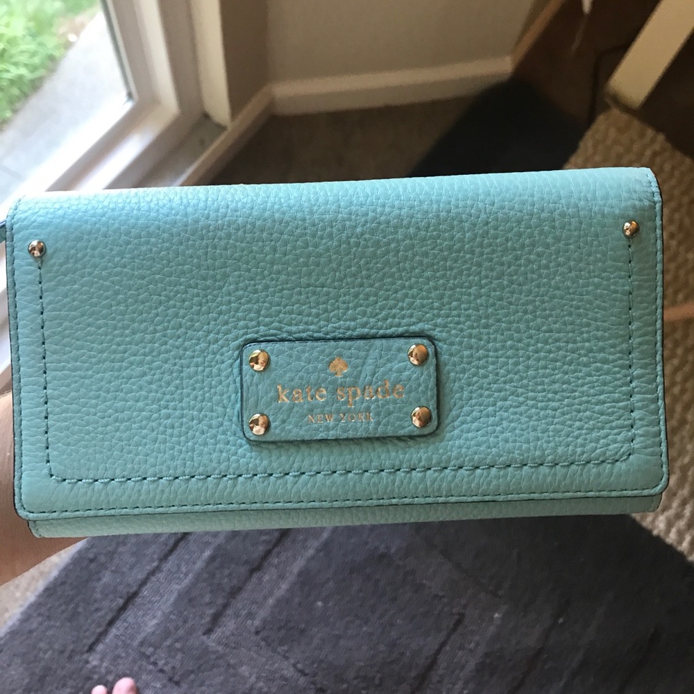 Brand New Turquoise Kate Spade Wallet
