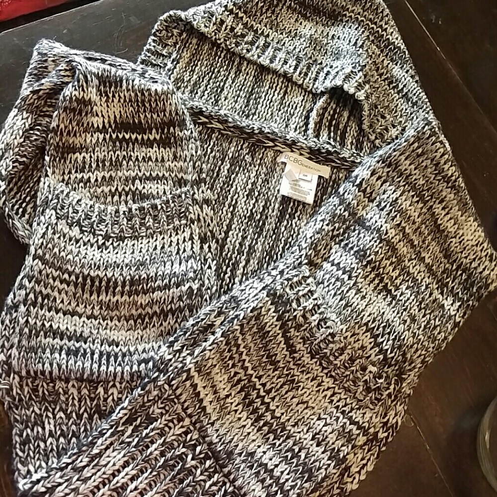 BCBG Generation Hooded Scarf with Pockets