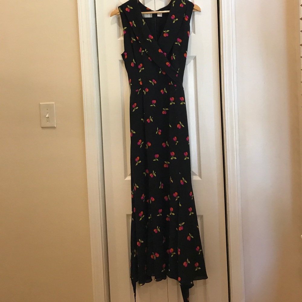 Dana Buchman Cherry Dress 💯 Silk