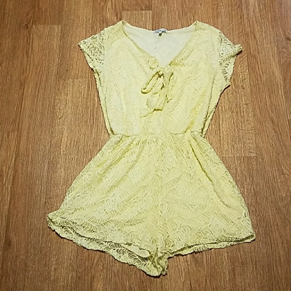 Laced romper