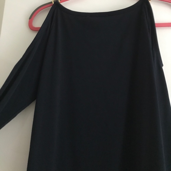 Michael Kors off the shoulder navy blue top - Picture 5 of 5