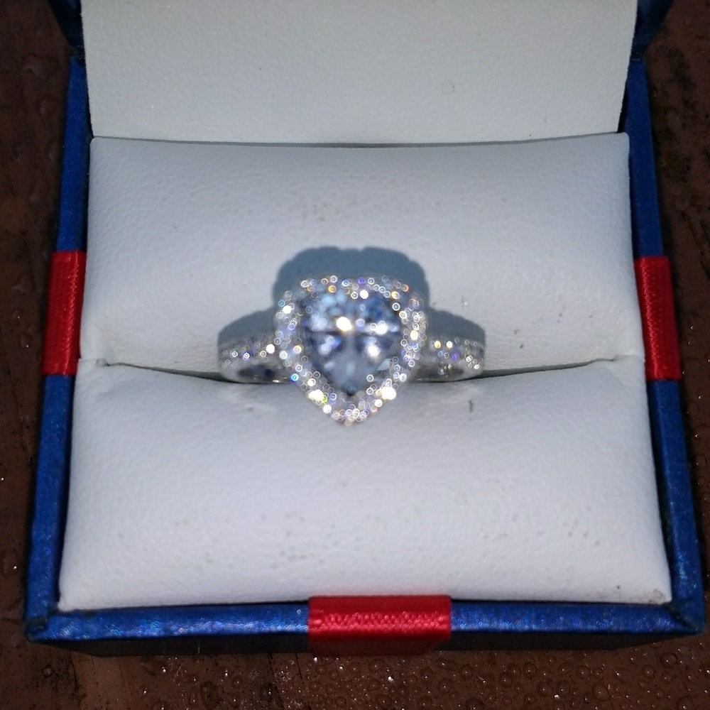 Sterling Silver Stamped 925 AAA Diamond CZ Ring