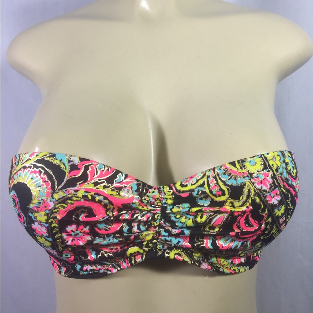 Victoria's Secret Bikini Top 34 C Multicolored