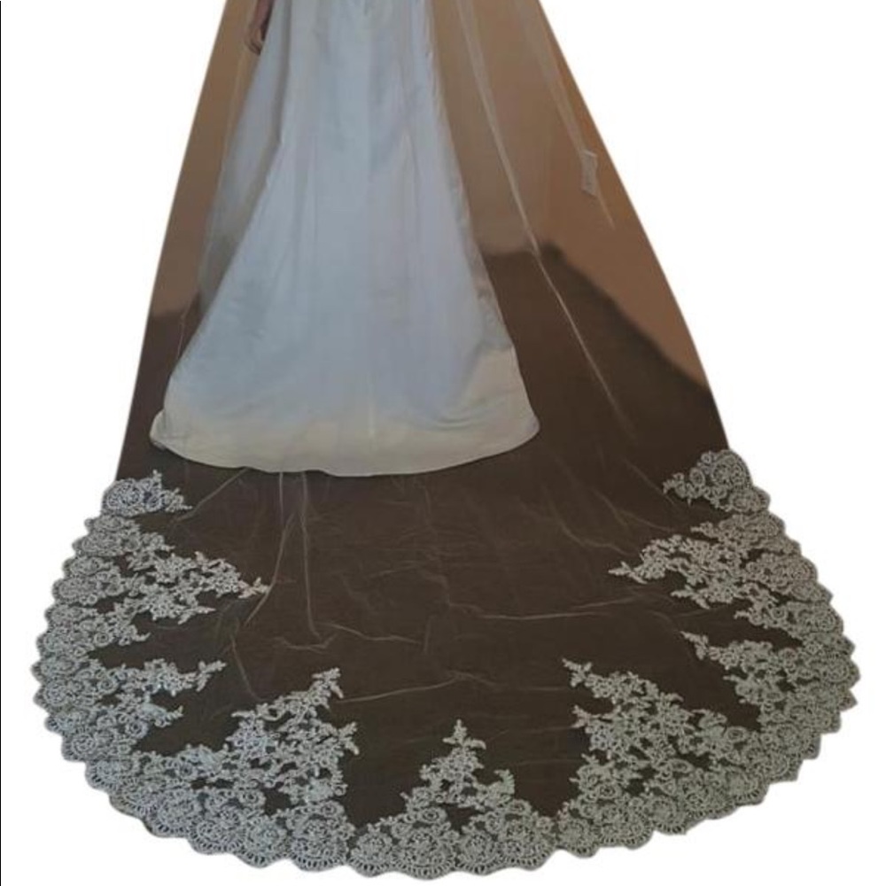 Bridal veil w/ comb