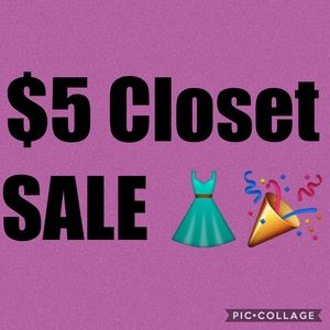 Take it all!! Bundle and each item will be $5 only