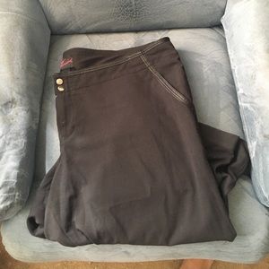 Torrid Black Capri 22 dress slacks