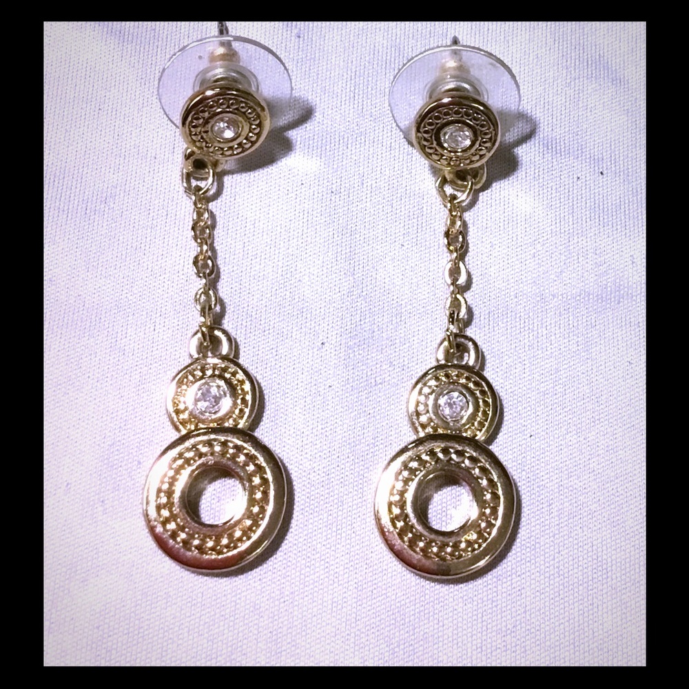 Gold plated earrings