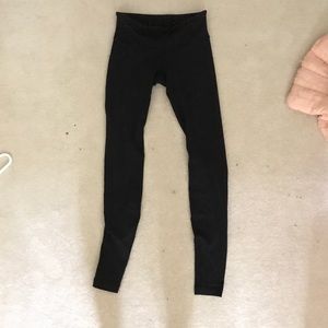 LULULEMON WONDER UNDER PANT full on luon (black)