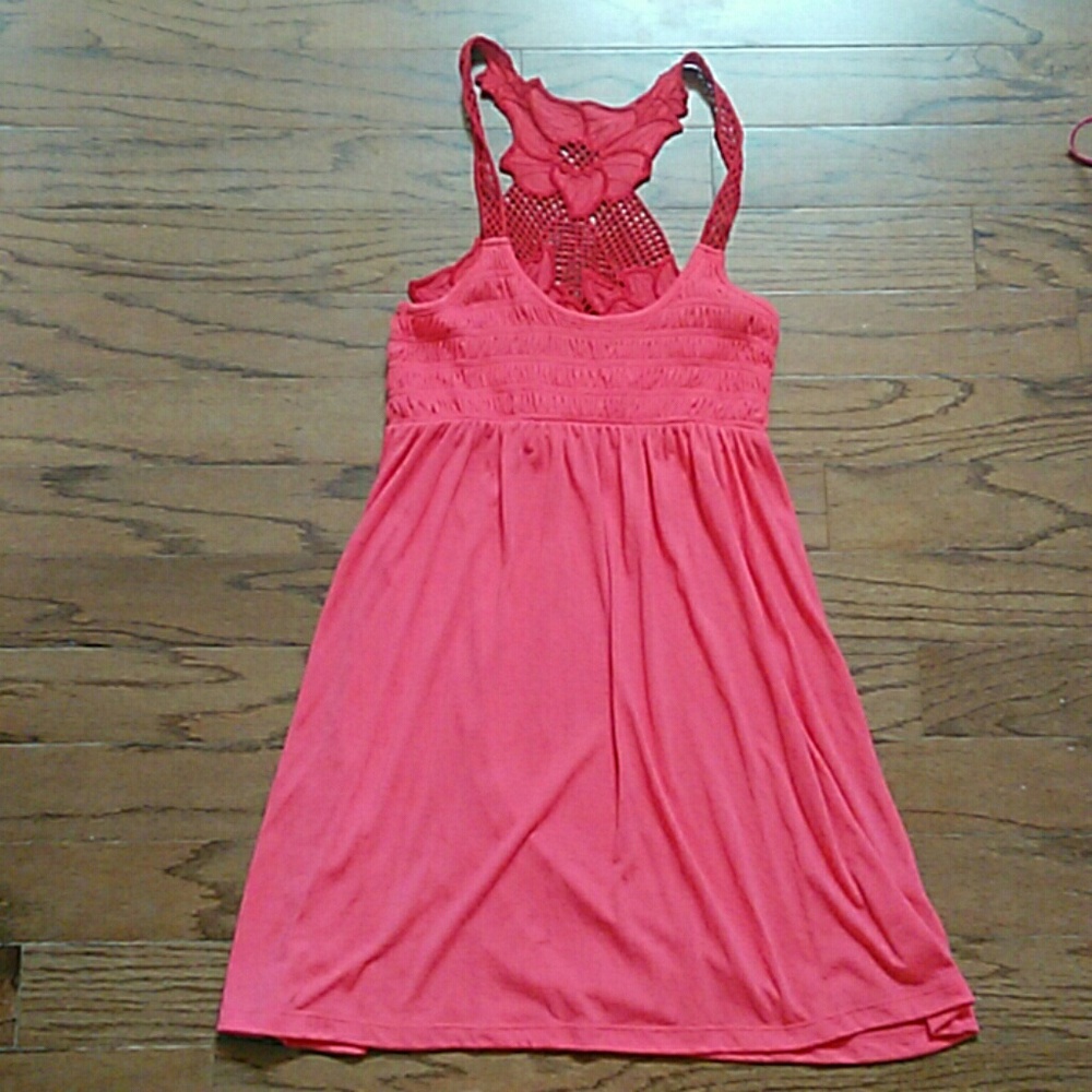 Super cute coral sundress