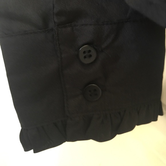 JG Hook Silk Size 4 Blouse. Black. - Picture 2 of 5