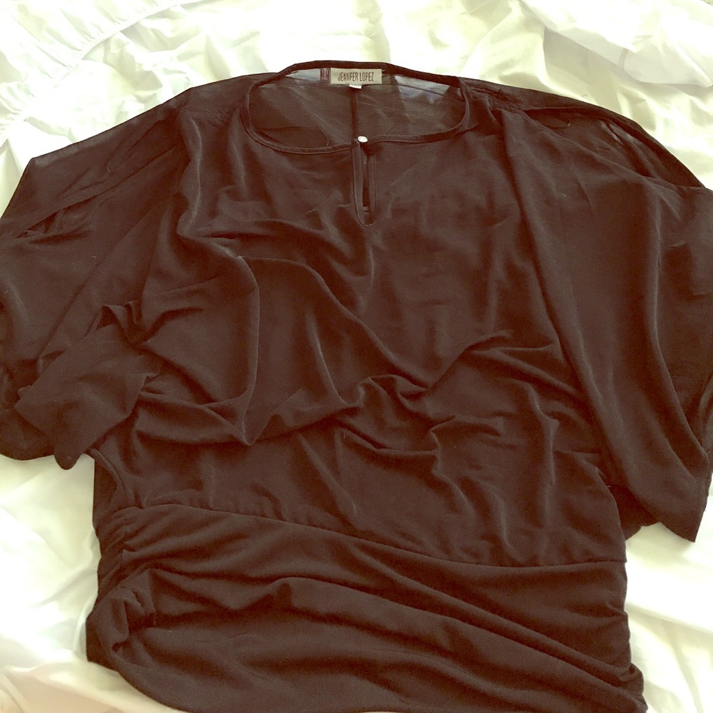 Black Jennifer Lopez Blouse