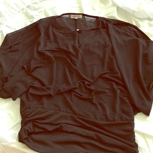 Black Jennifer Lopez Blouse - Picture 1 of 2