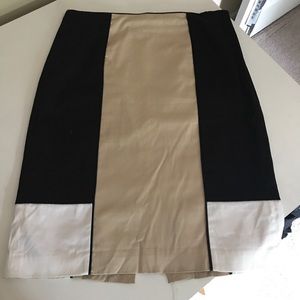 WHBM color block pencil skirt