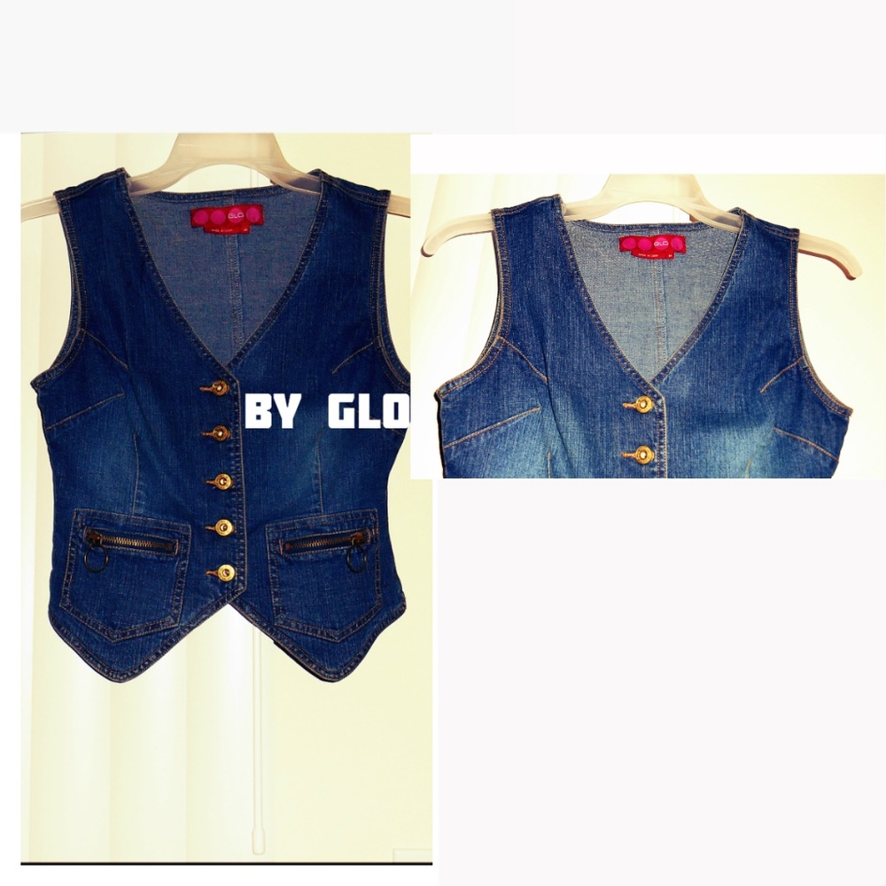 DENIM VEST BY GLO