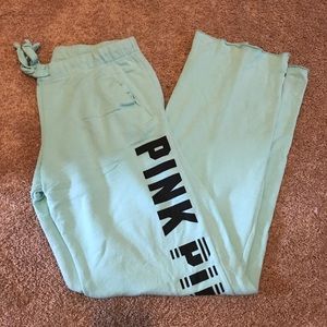 Boyfriend PINK sweat pants.