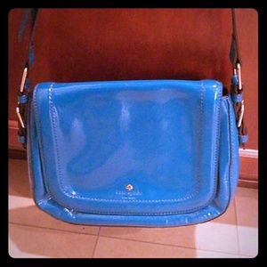 Blue kate spade cross body bag