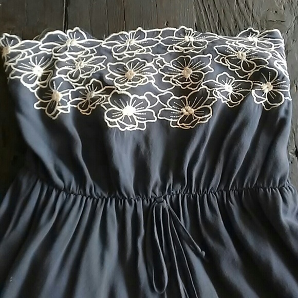 NWT Strapless Blue dress - Picture 3 of 6