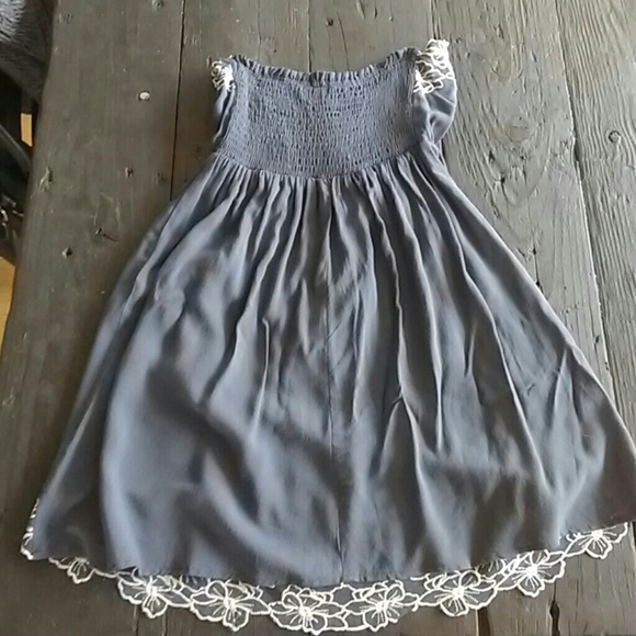 NWT Strapless Blue dress - Picture 4 of 6