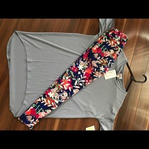 LuLaRoe Os leggings and XXS Irma