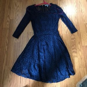 navy blue dress