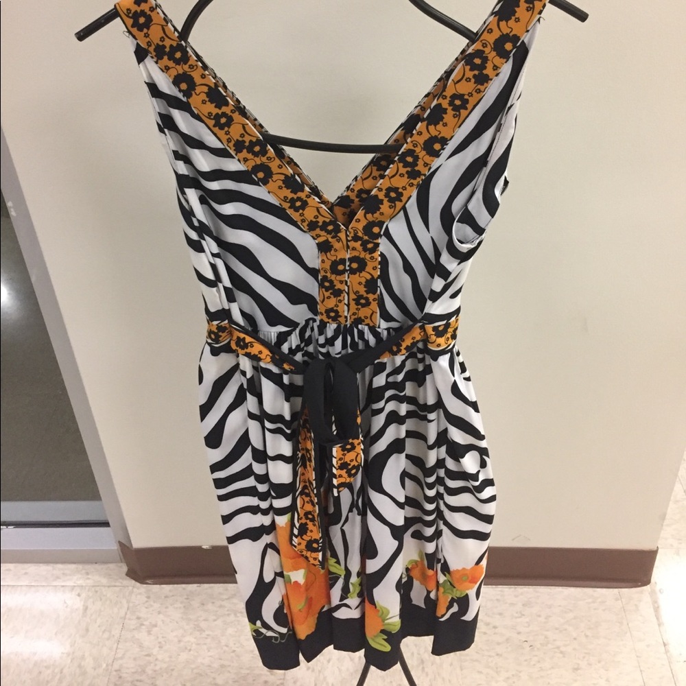 ICE Patterned Halter dress