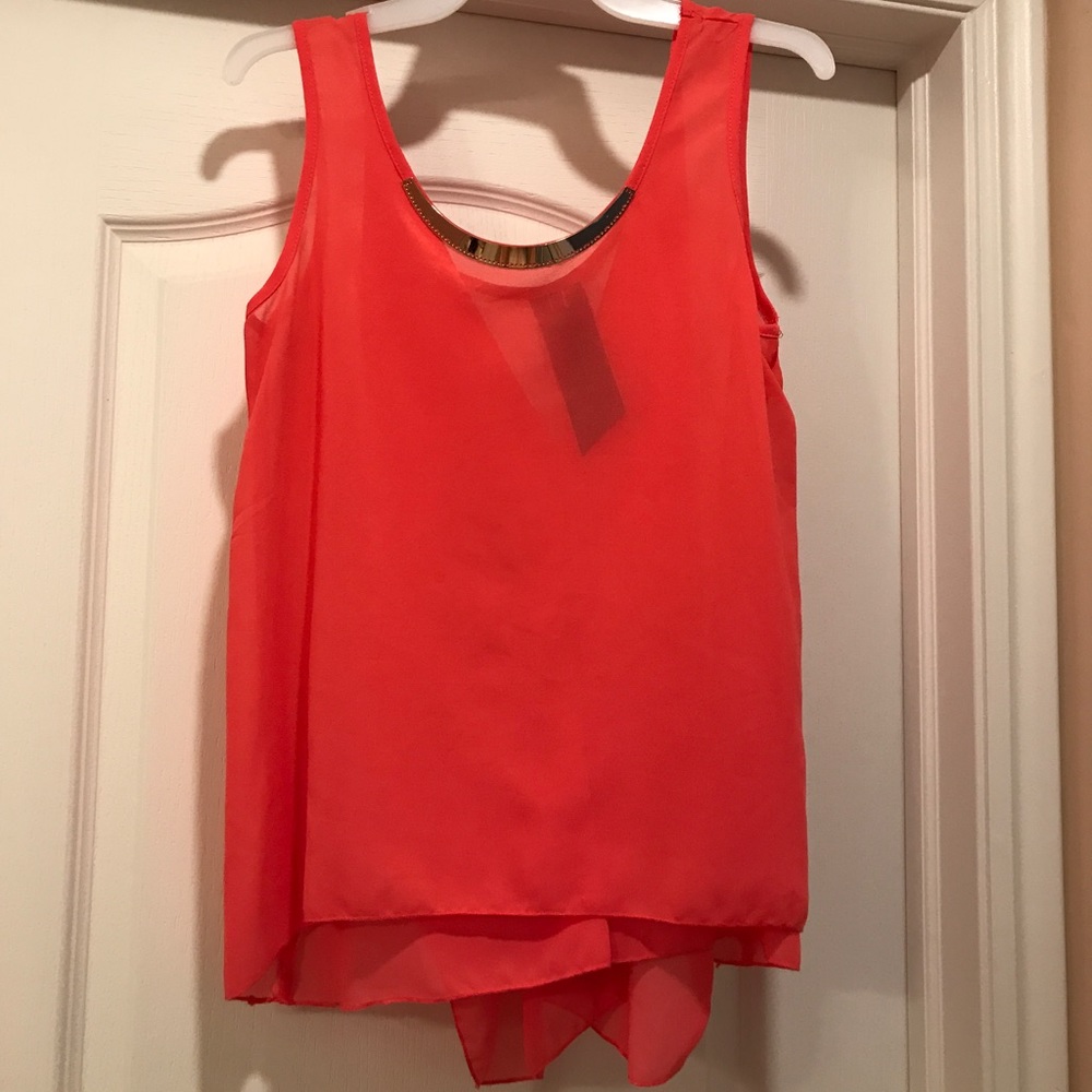 Shear tank top