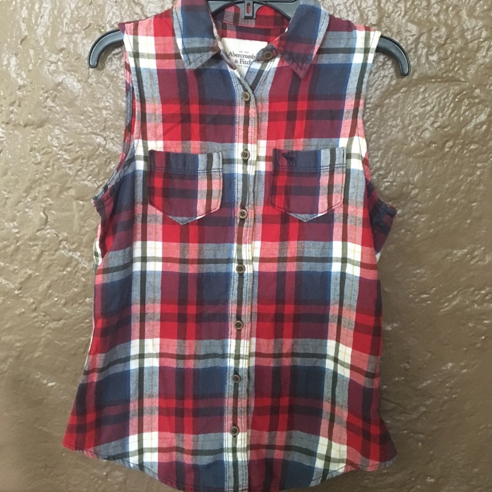 Sleeveless Flannnel
