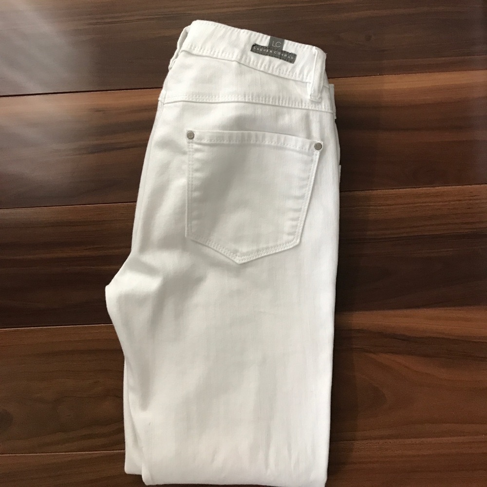 Lauren Conrad LC. White jean leggings