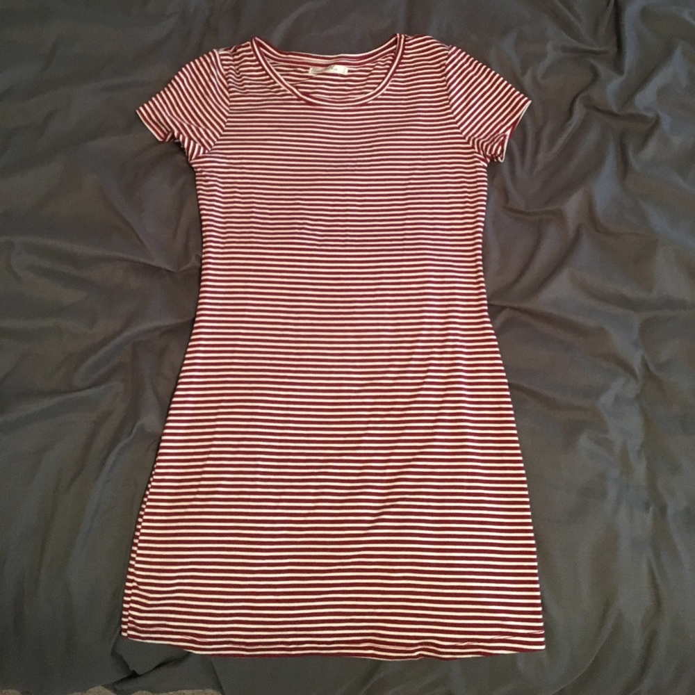 Stripped fitted dress