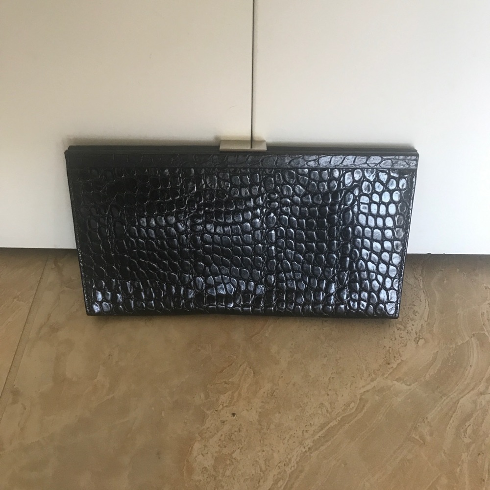 Banana Republic black clutch