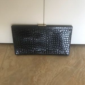 Banana Republic black clutch