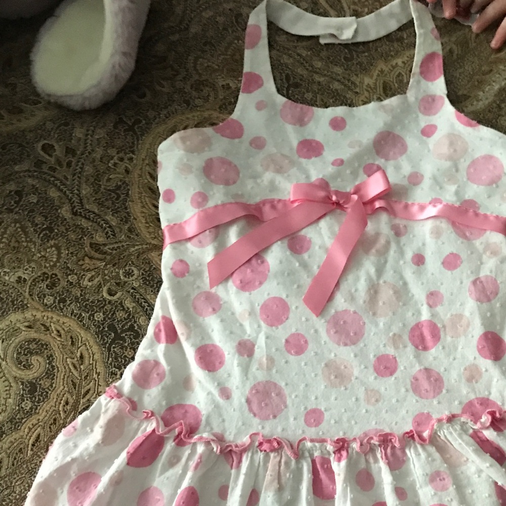 Adorable Bonnie Jean Floral Halter Dress girls 6