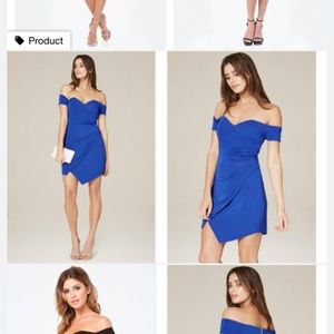 Bebe Mimi off shoulder dress!