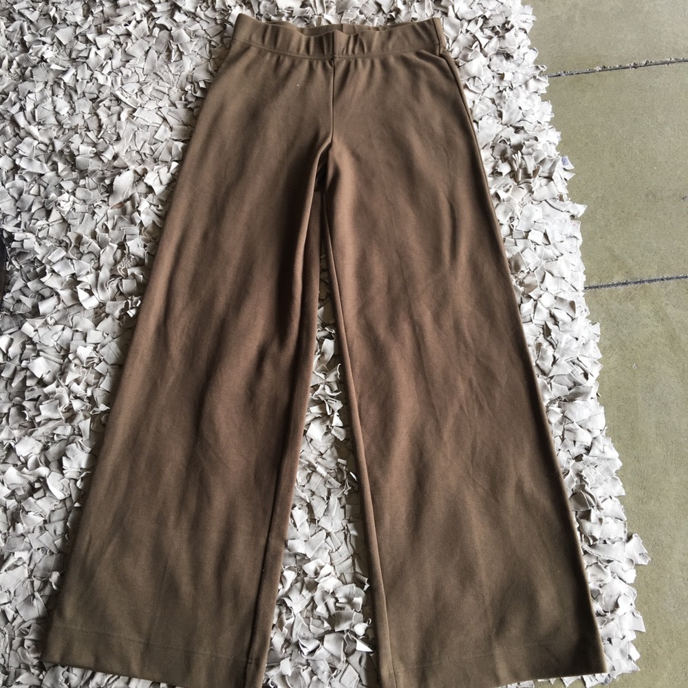 Olive knit pant