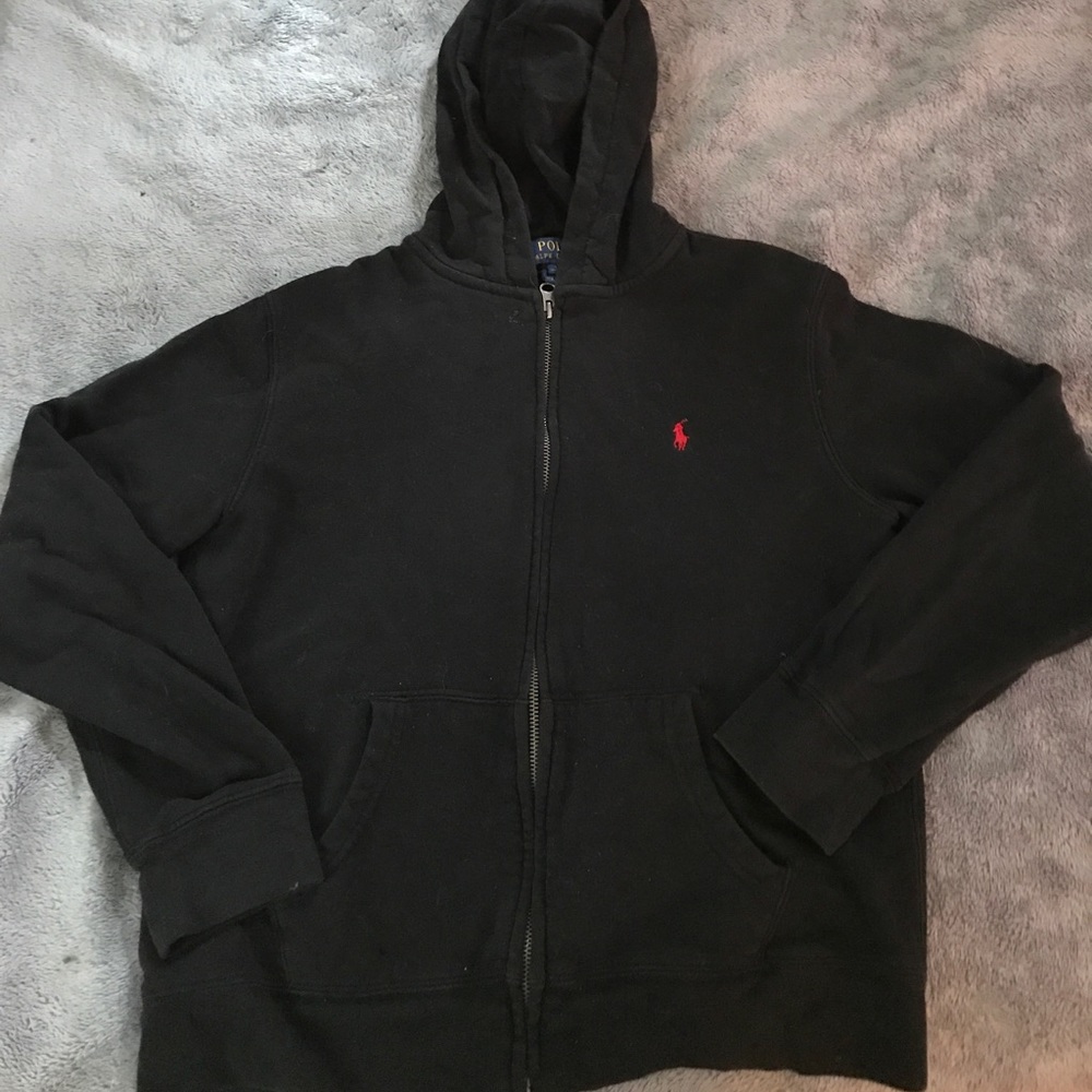 Polo zip up hoodie ✨ XS
