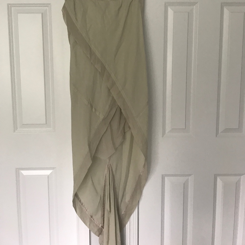 Rick Owens Silk cotton skirt, from runway