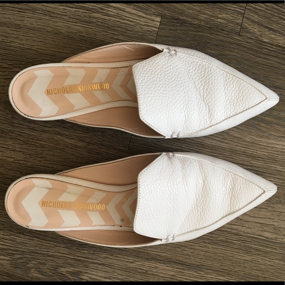 Nicholas Kirkwood Beya Mule Flat Slide - sz 38.5