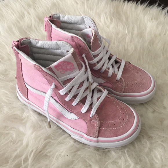 girls hi top vans