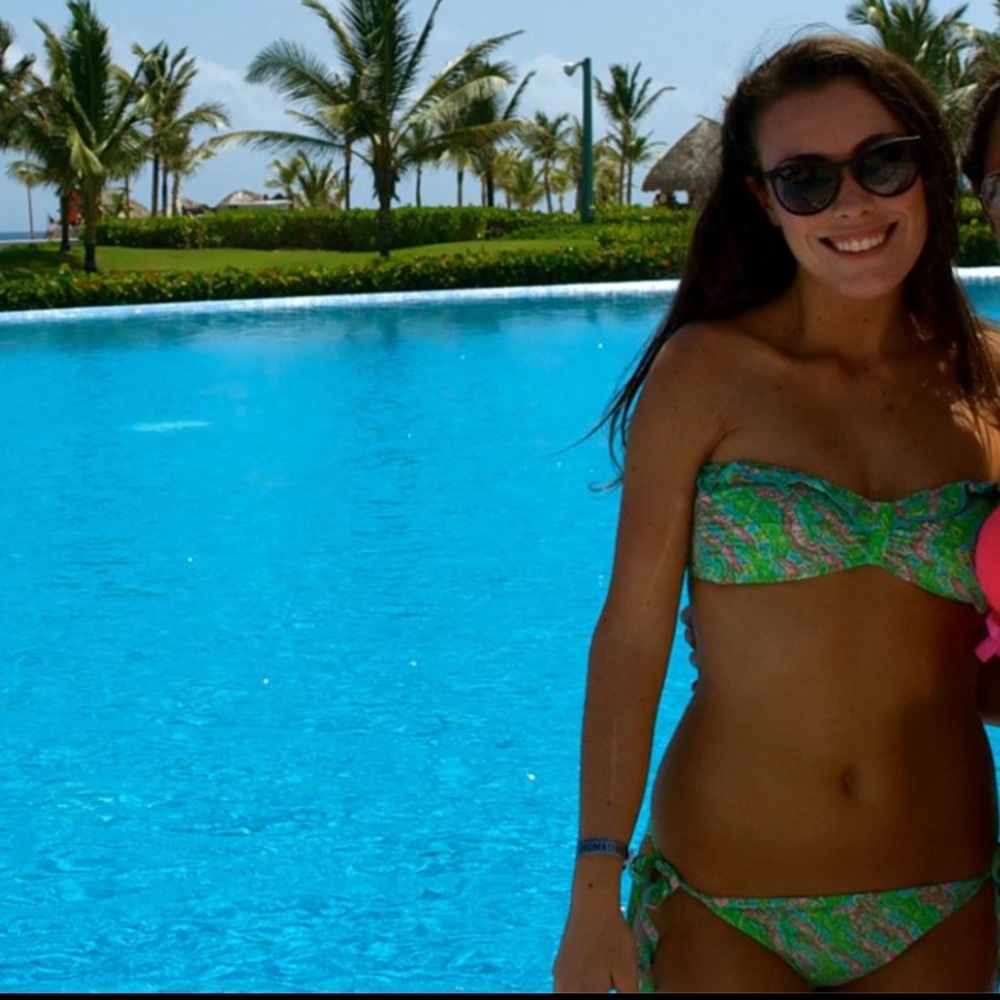 Lilly Pulitzer Matching Strapless Bikini Set