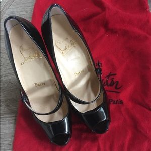 Louboutin Mary Jane Black High Heel