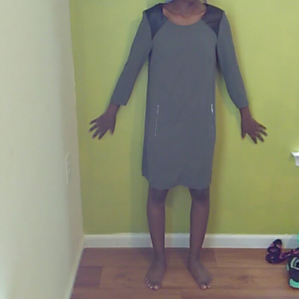 H&M Military Green Dress