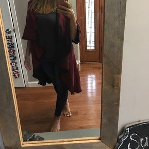 Reversible sweater jacket